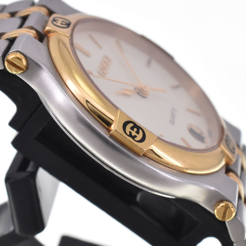 GUCCI 9000M Ivory Dial Quartz Men's
 Watch H#147682