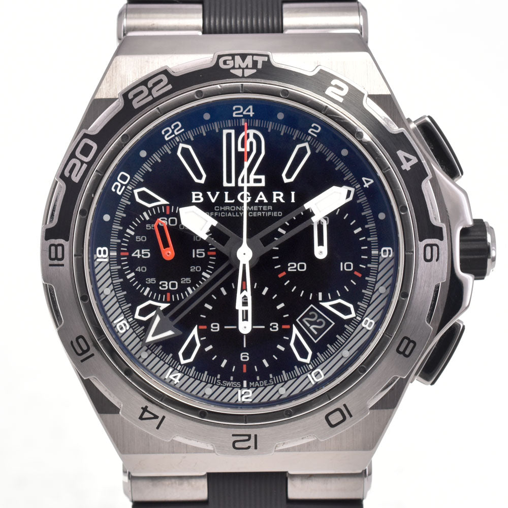 BVLGARI Diagono Professional X-PRO DP45STVCH GMT black Dial Automatic Men's
 Watch H#147685