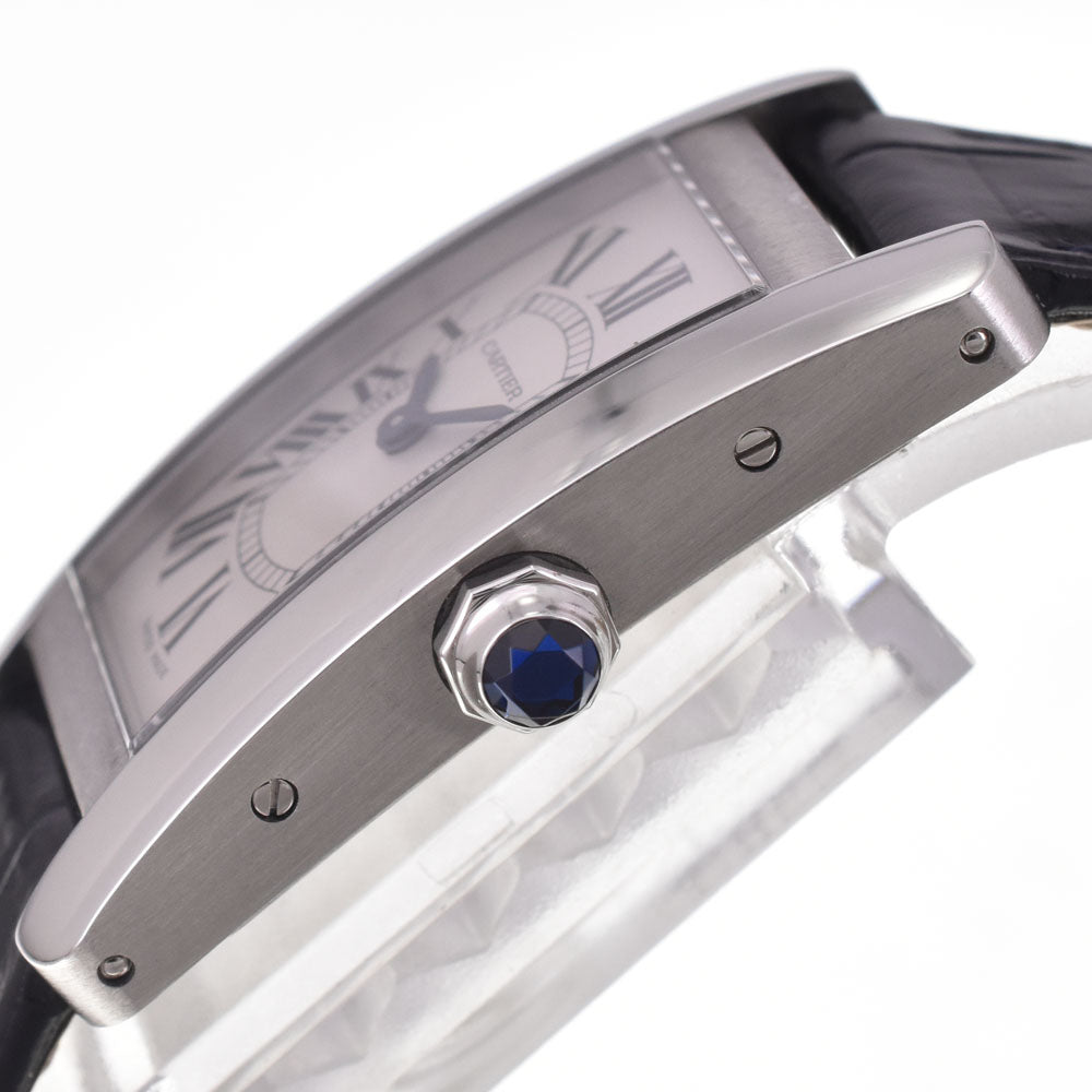 with paper CARTIER Tank American SM WSTA0043 Silver Dial Quartz Ladies
 Watch H#147686