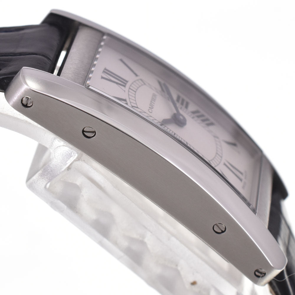 with paper CARTIER Tank American SM WSTA0043 Silver Dial Quartz Ladies
 Watch ▢#147686
