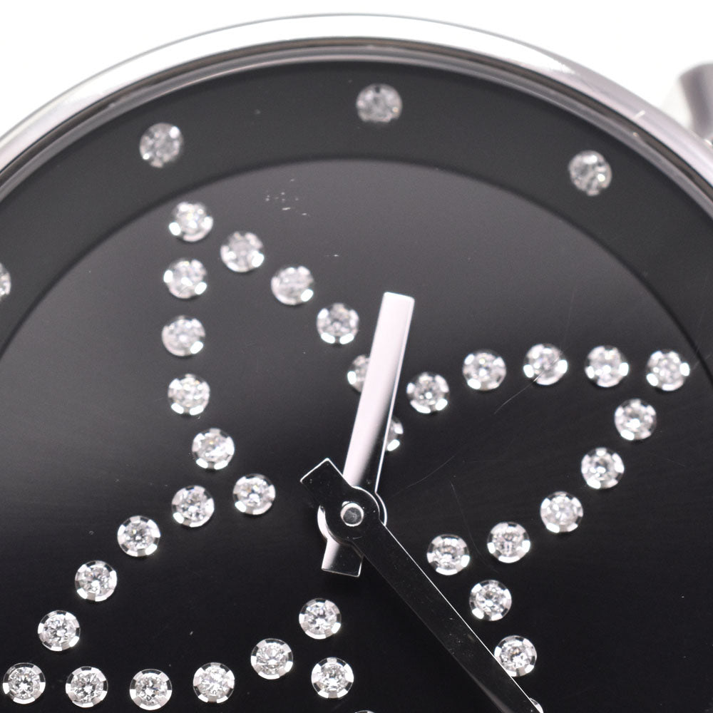 LOUIS VUITTON Tambour Q13MJZ diamond black Dial Quartz Ladies
 Watch H#147687