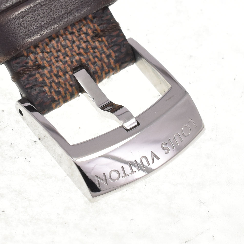 LOUIS VUITTON Tambour Q13MJZ diamond black Dial Quartz Ladies
 Watch H#147687
