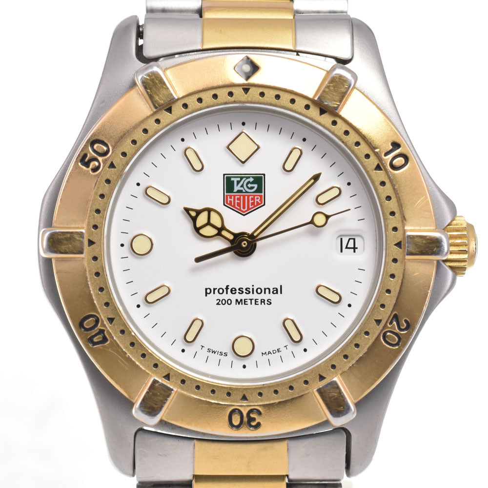 TAG HEUER Professional 200M WE1222-R white Dial Quartz Boy's
 Watch H#147691