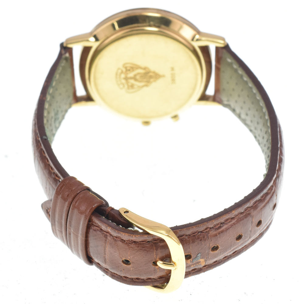 GUCCI 3800M Gold Plated / Leather Ivory Dial Quartz Ladies
 Watch I#147696