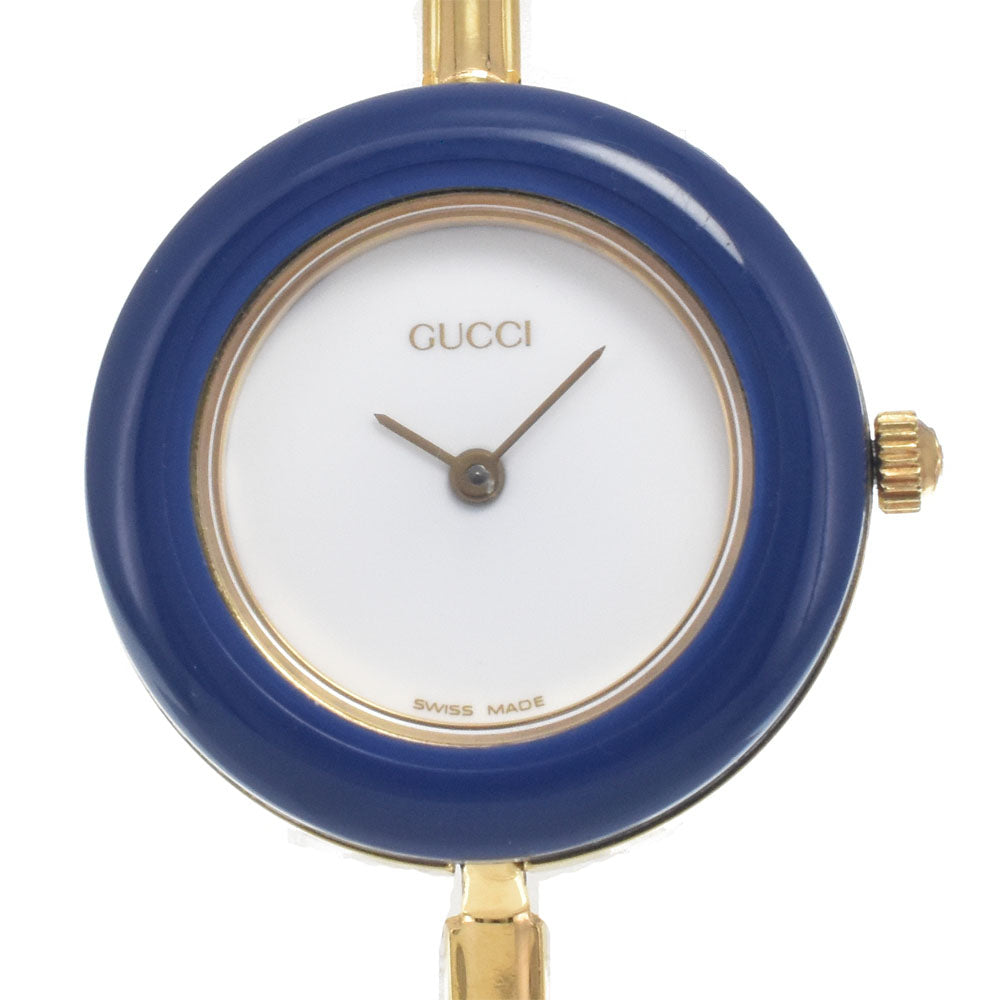 GUCCI Change bezel 11/12.2 white Dial Quartz Ladies
 Watch I#147697