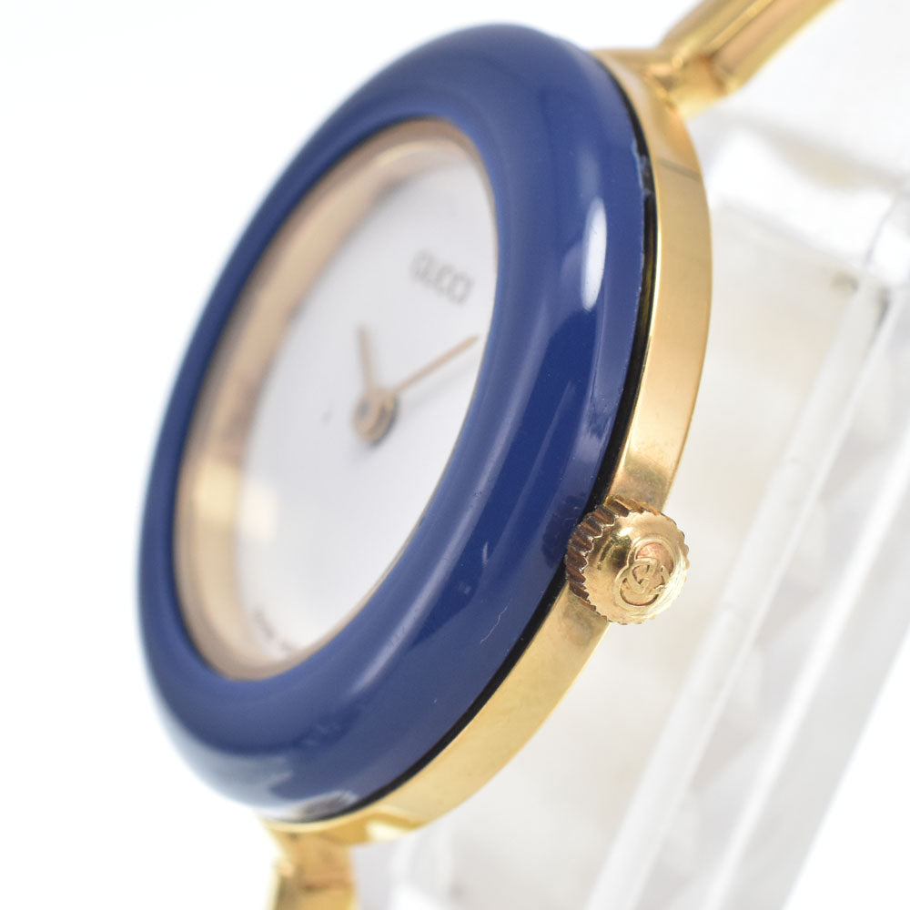 GUCCI Change bezel 11/12.2 white Dial Quartz Ladies
 Watch I#147697