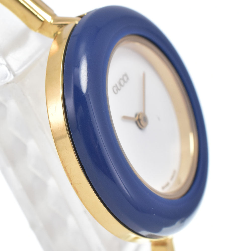 GUCCI Change bezel 11/12.2 white Dial Quartz Ladies
 Watch I#147697