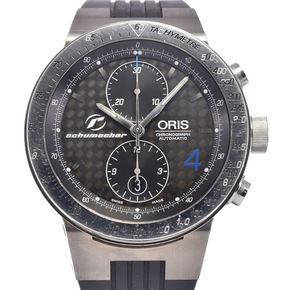 ORIS BMW Williams Chronograph Ralf Schumacher 7561 see-through back black Dial Automatic Men's
 Watch L#147703