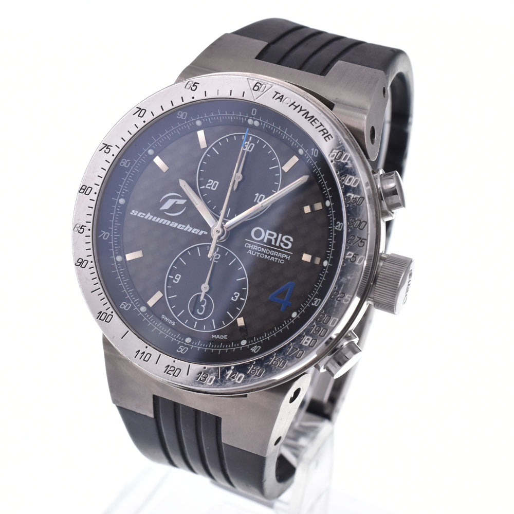 ORIS BMW Williams Chronograph Ralf Schumacher 7561 see-through back black Dial Automatic Men's
 Watch L#147703