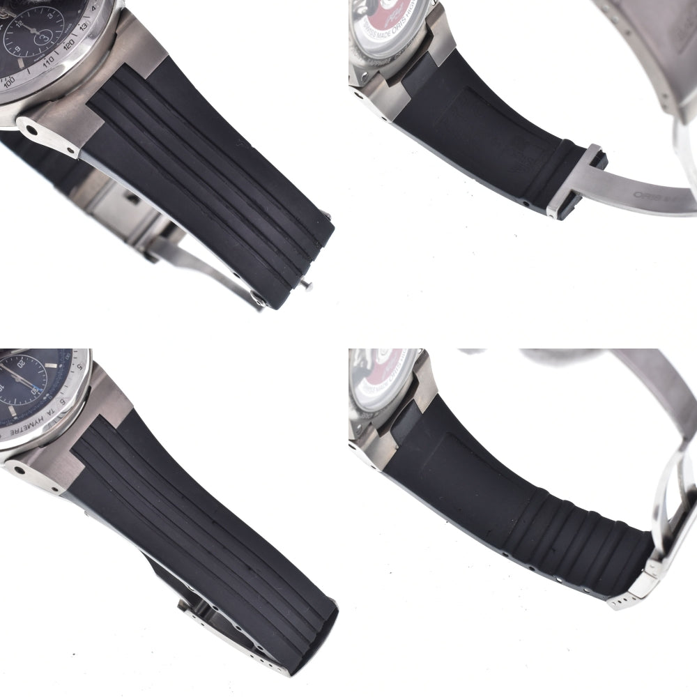ORIS BMW Williams Chronograph Ralf Schumacher 7561 see-through back black Dial Automatic Men's
 Watch L#147703