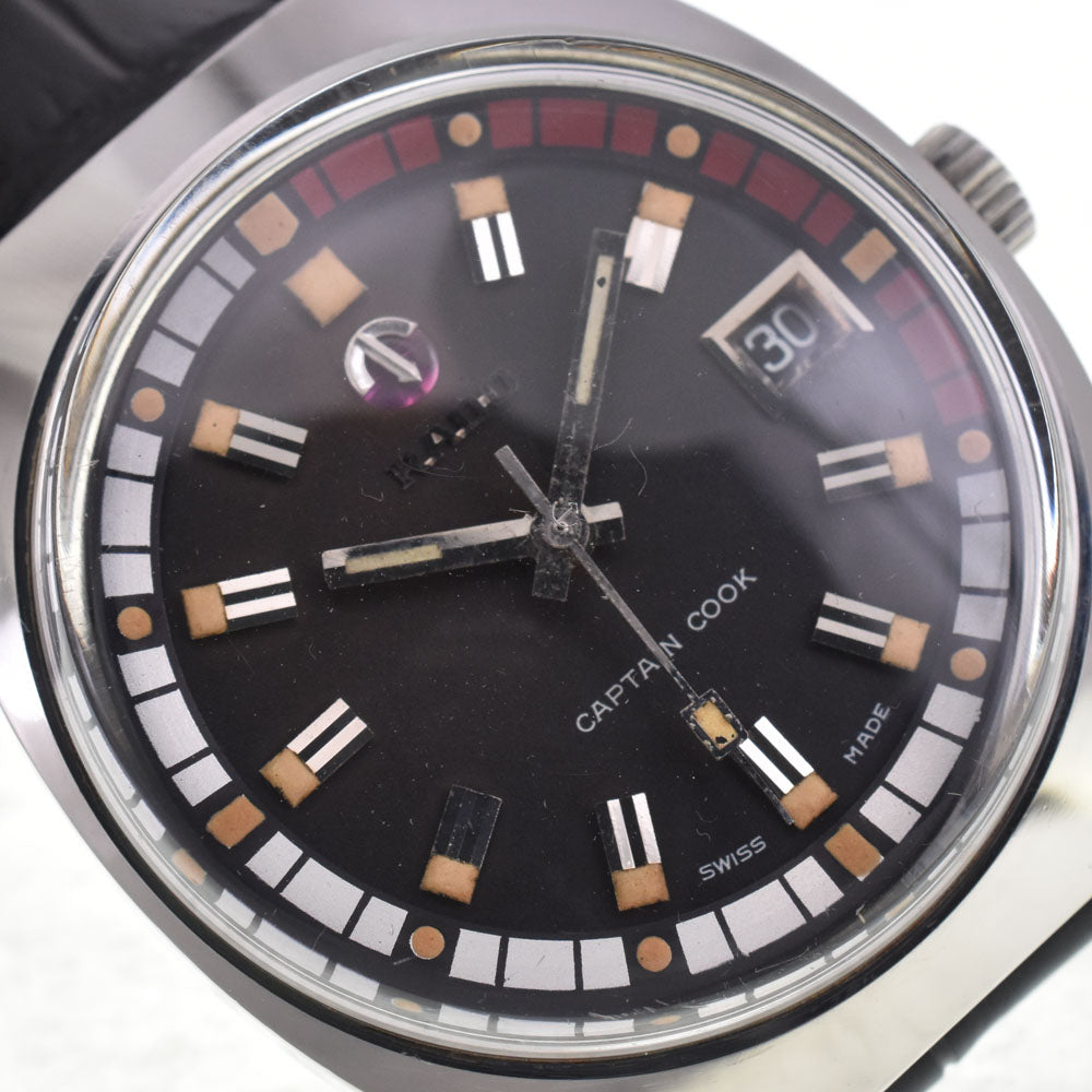 RADO captain Cook 11773 Rotating Bezel black Dial Automatic Men's
 Watch J#147704