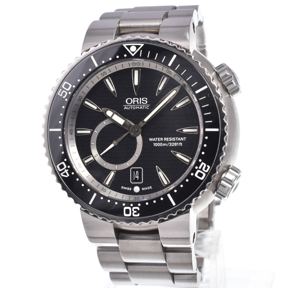 ORIS Divers 7638-74 Small second date black Dial Automatic Men's
 Watch M#147705