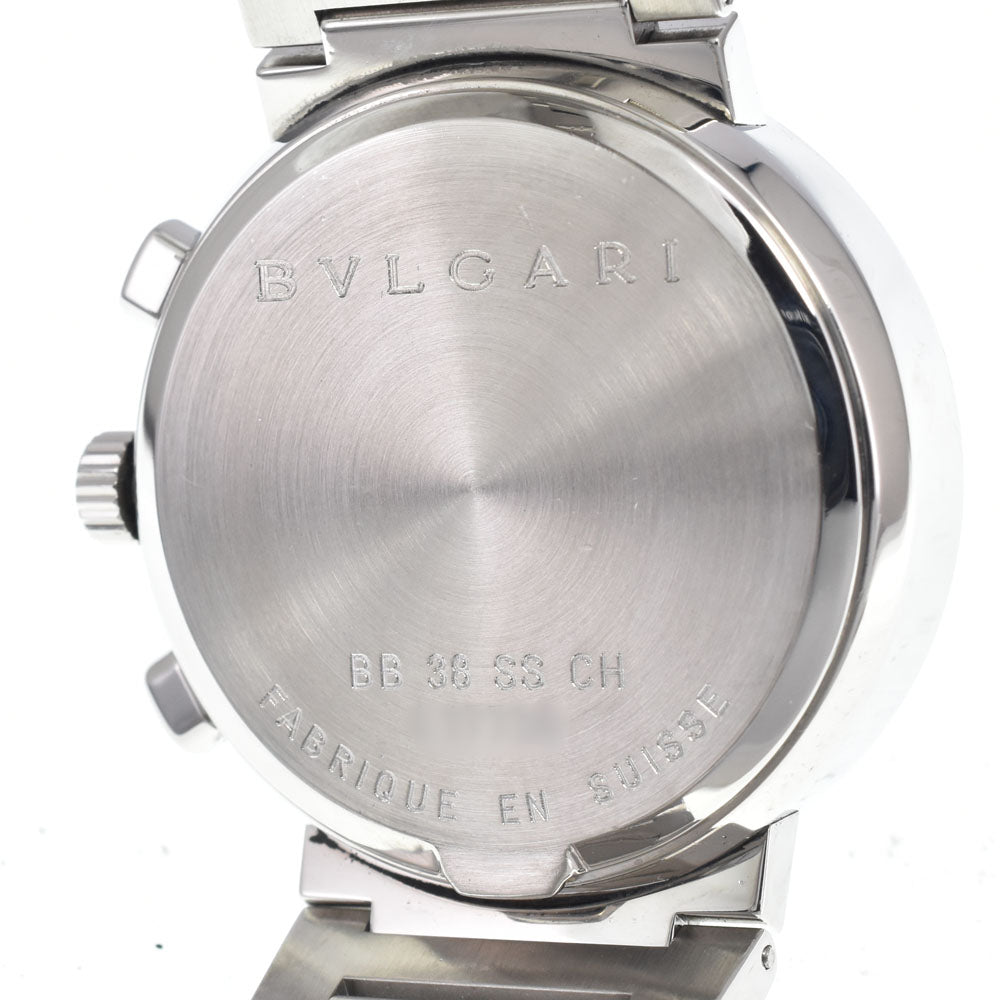 BVLGARI Bvlgari Bvlgari BB38SSCH Chronograph Date black Dial Automatic Men's
 Watch H#147706