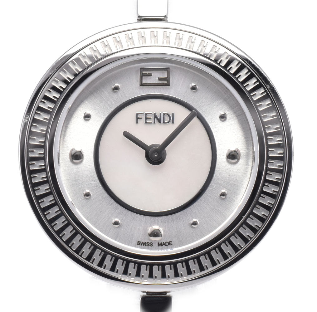FENDI my way 35000S Silver / white shell Dial Quartz Ladies
 Watch L#147707