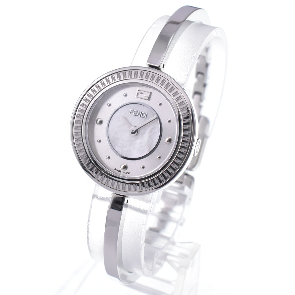 FENDI my way 35000S Silver / white shell Dial Quartz Ladies
 Watch L#147707