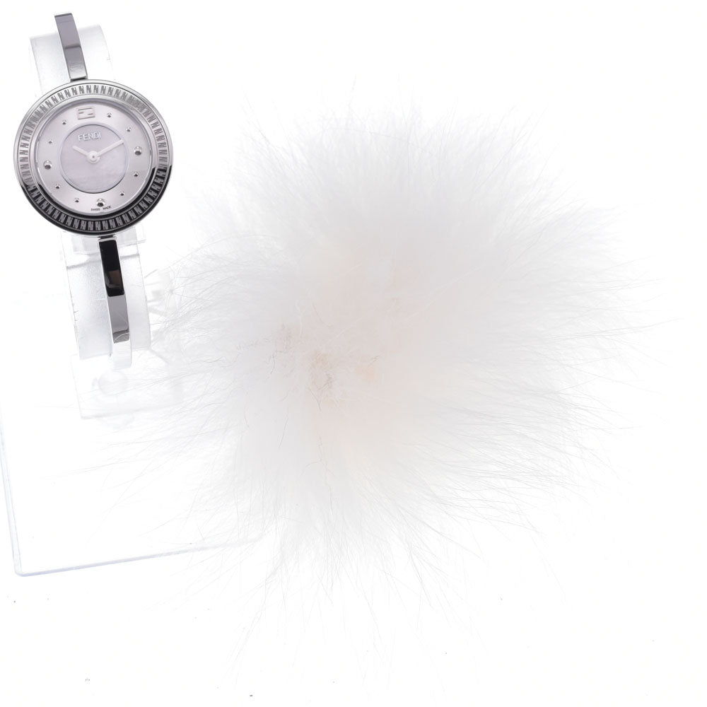 FENDI my way 35000S Silver / white shell Dial Quartz Ladies
 Watch L#147707