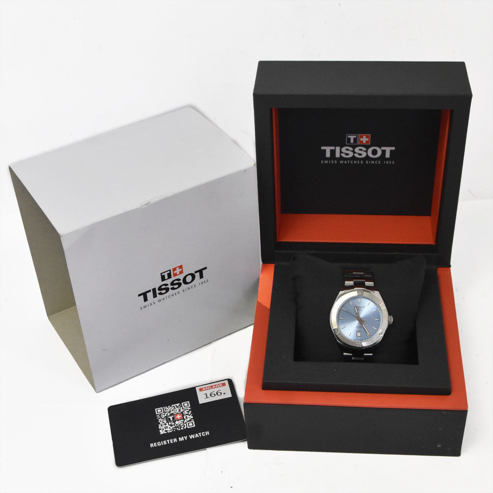 TISSOT PR100 T-Classic T101.910.11.351.00 Date blue Dial Quartz Ladies
 Watch G#147709