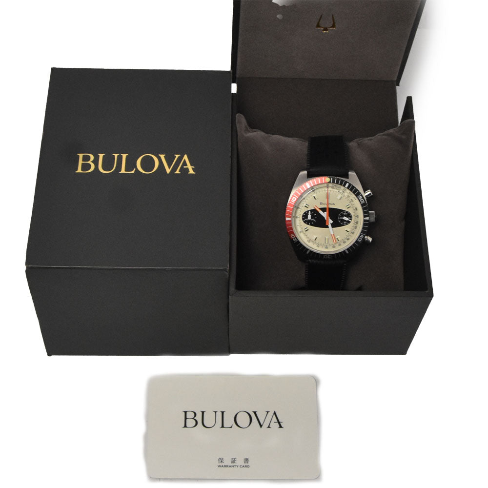 with paper BULOVA Archive Series Surfboard Chrono 98A252 beige Dial Quartz Men's
 Watch G#147710