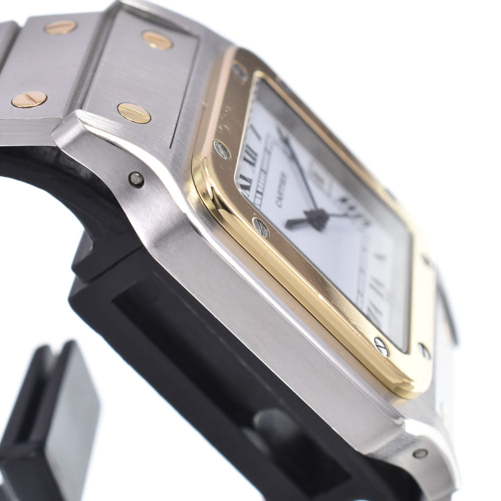 CARTIER Santos LM 81036288 Stainless Steel/YG white Dial Automatic Men's
 Watch M#147711