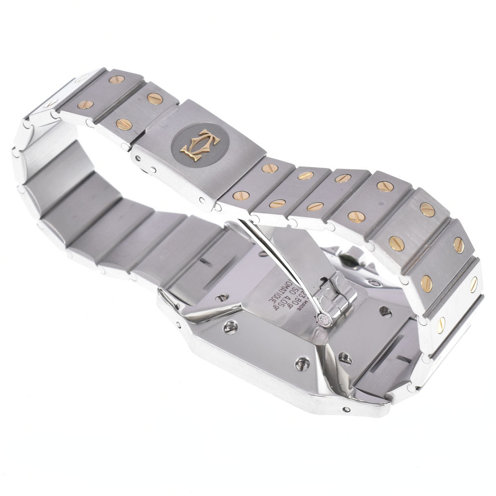 CARTIER Santos LM 81036288 Stainless Steel/YG white Dial Automatic Men's
 Watch M#147711