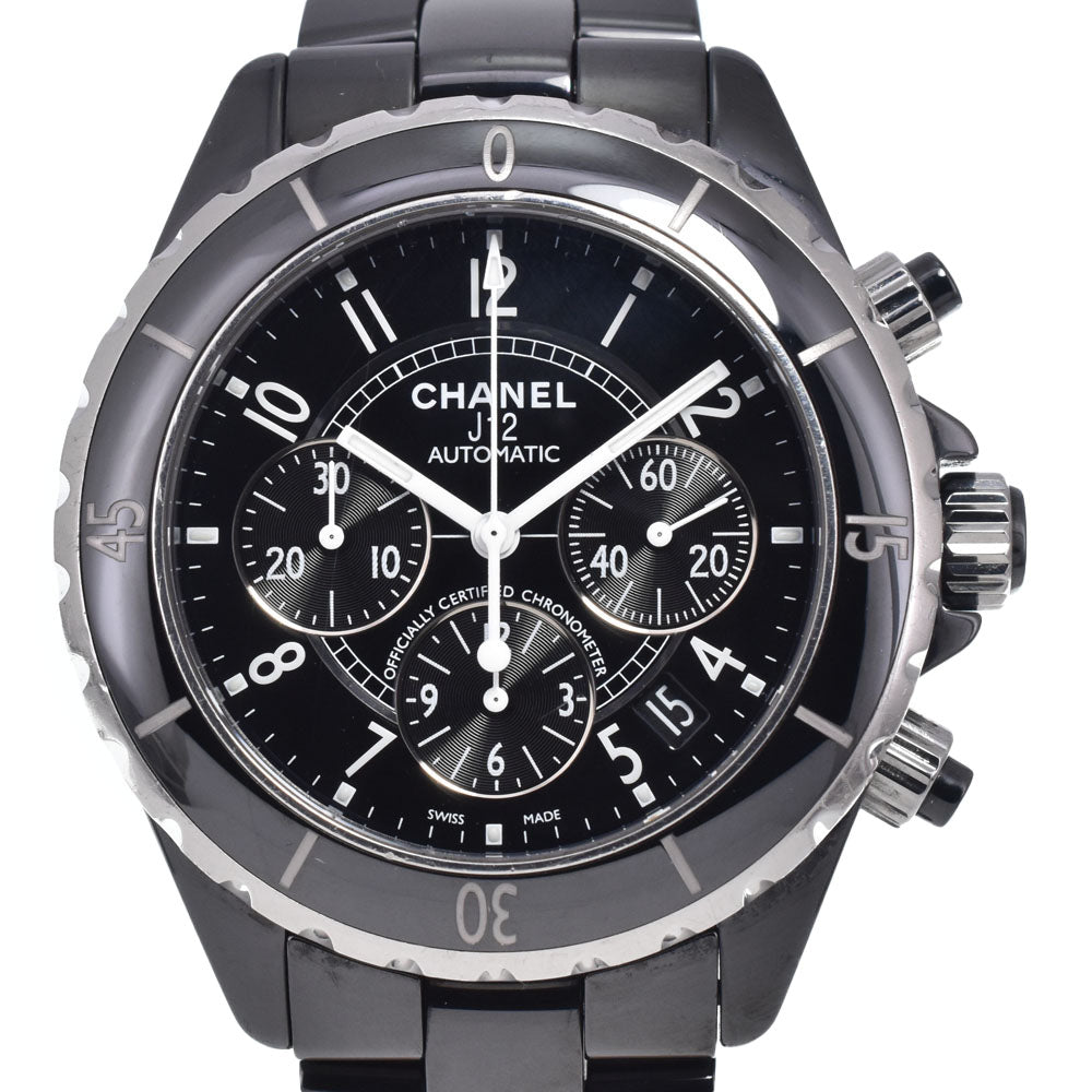 CHANEL J12 H0940 Ceramic chronograph black Dial Automatic Men's
 Watch N#147712