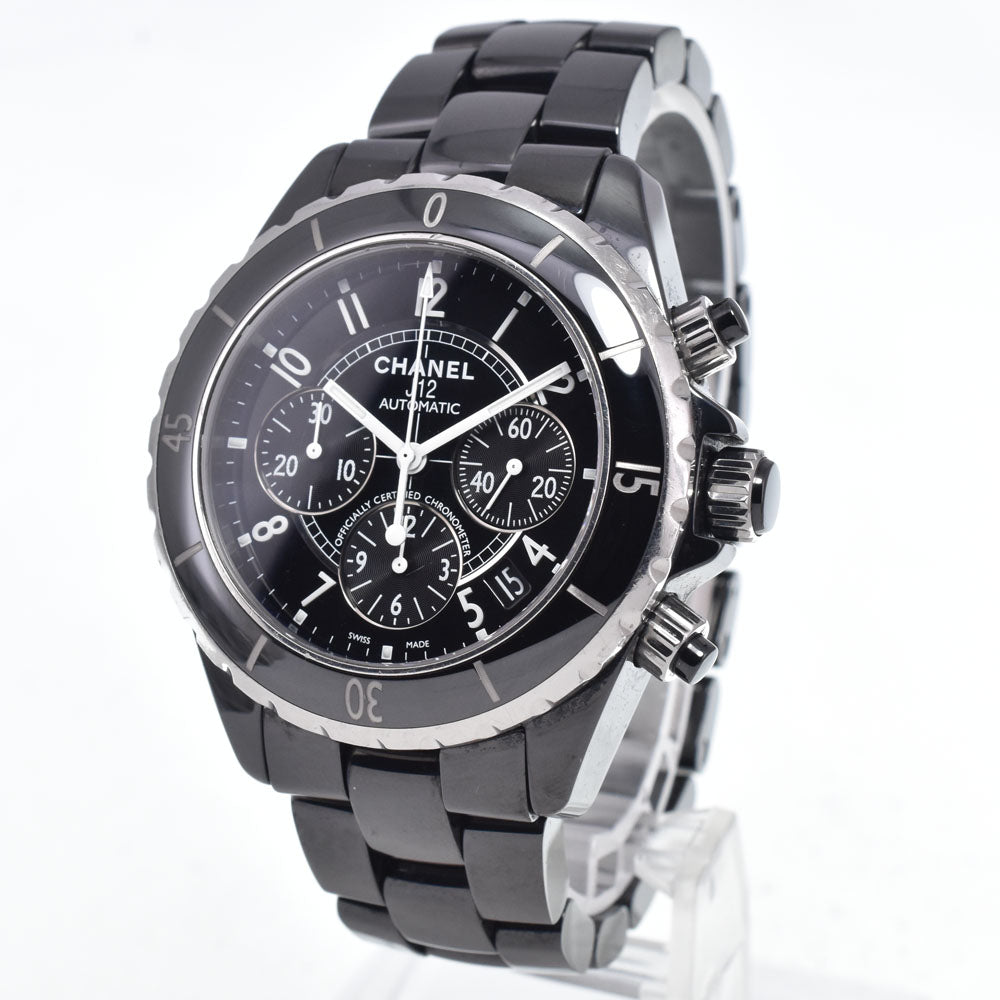 CHANEL J12 H0940 Ceramic chronograph black Dial Automatic Men's
 Watch N#147712