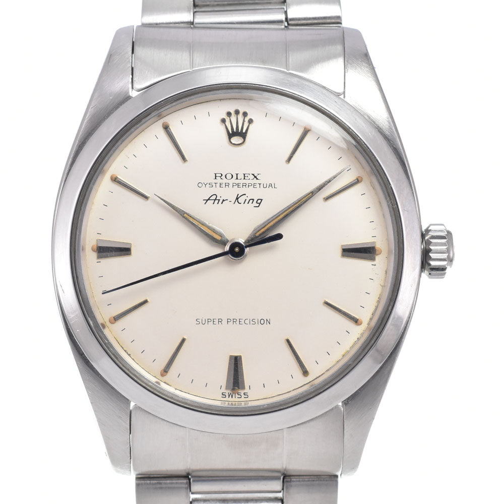 ROLEX Oyster Perpetual Big Air King 5504 vintage Cal.1530 Silver Dial Automatic Men's
 Watch I#147713