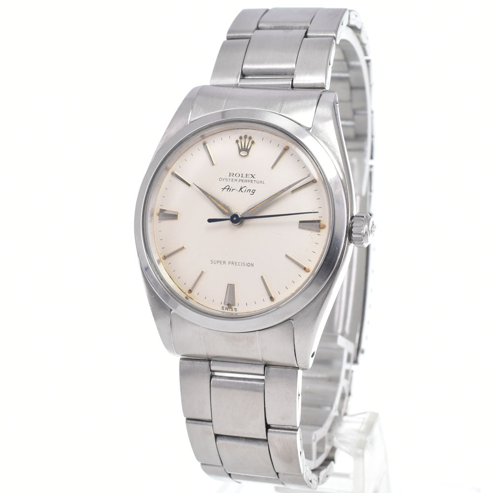 ROLEX Oyster Perpetual Big Air King 5504 vintage Cal.1530 Silver Dial Automatic Men's
 Watch I#147713