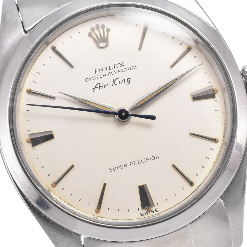 ROLEX Oyster Perpetual Big Air King 5504 vintage Cal.1530 Silver Dial Automatic Men's
 Watch I#147713
