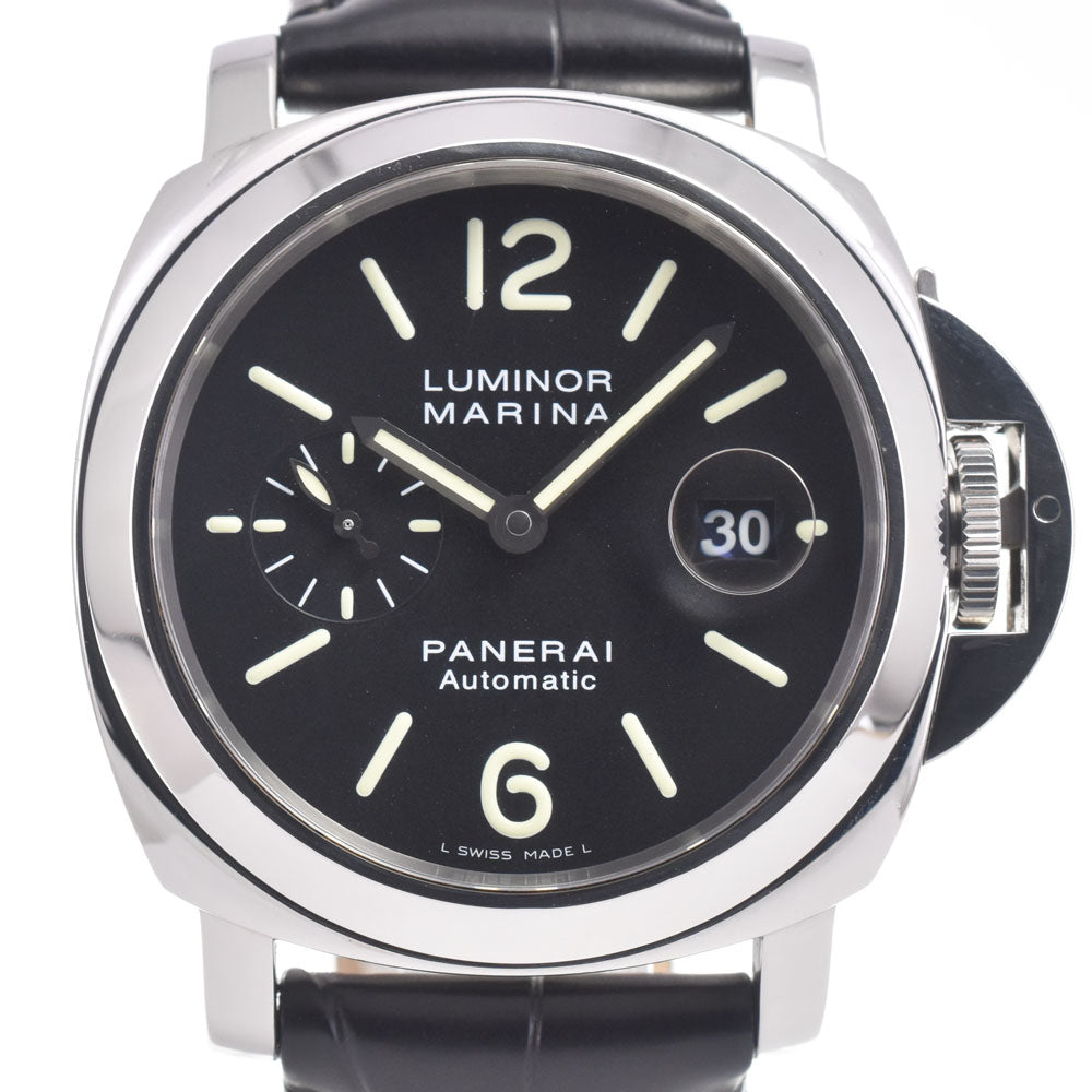 PANERAI Luminor Marina PAM00104 Small second date black Dial Automatic Men's
 Watch H#147715
