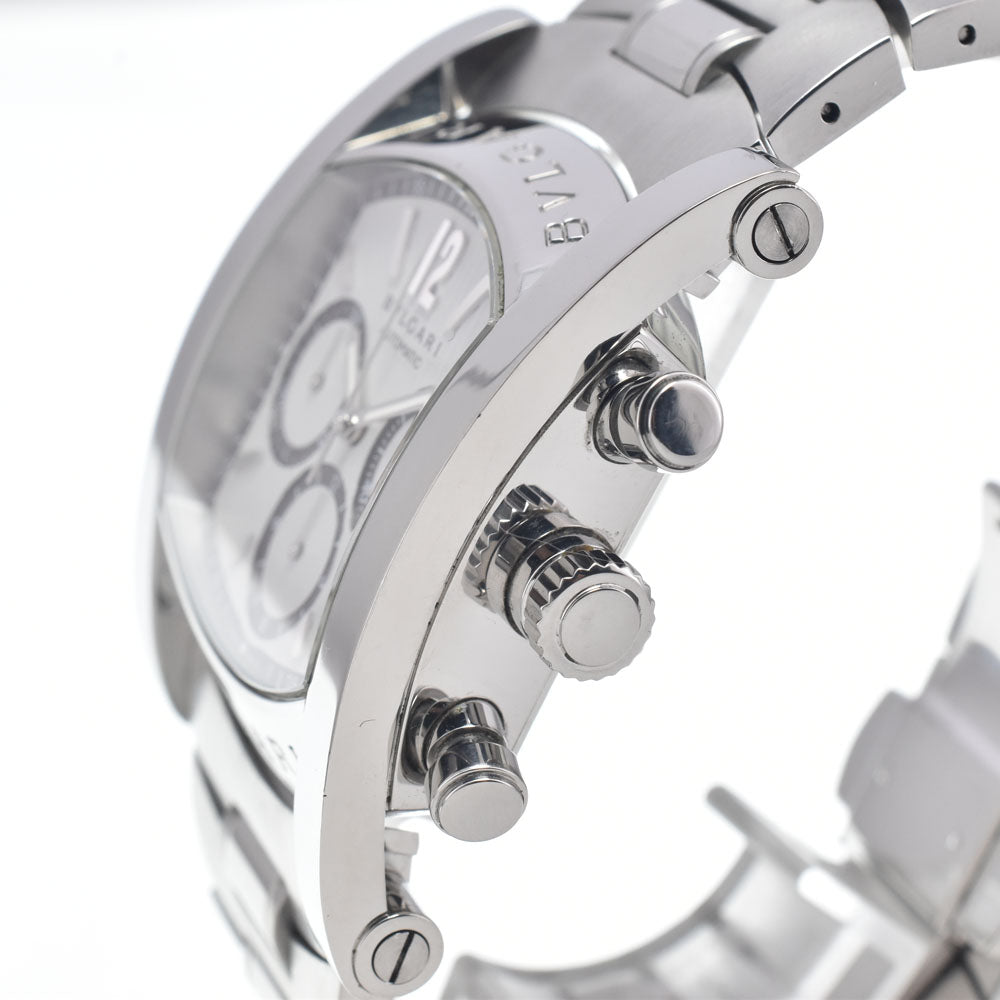 BVLGARI Assioma AA48SCH Chronograph Date Silver Dial Automatic Men's
 Watch H#147717