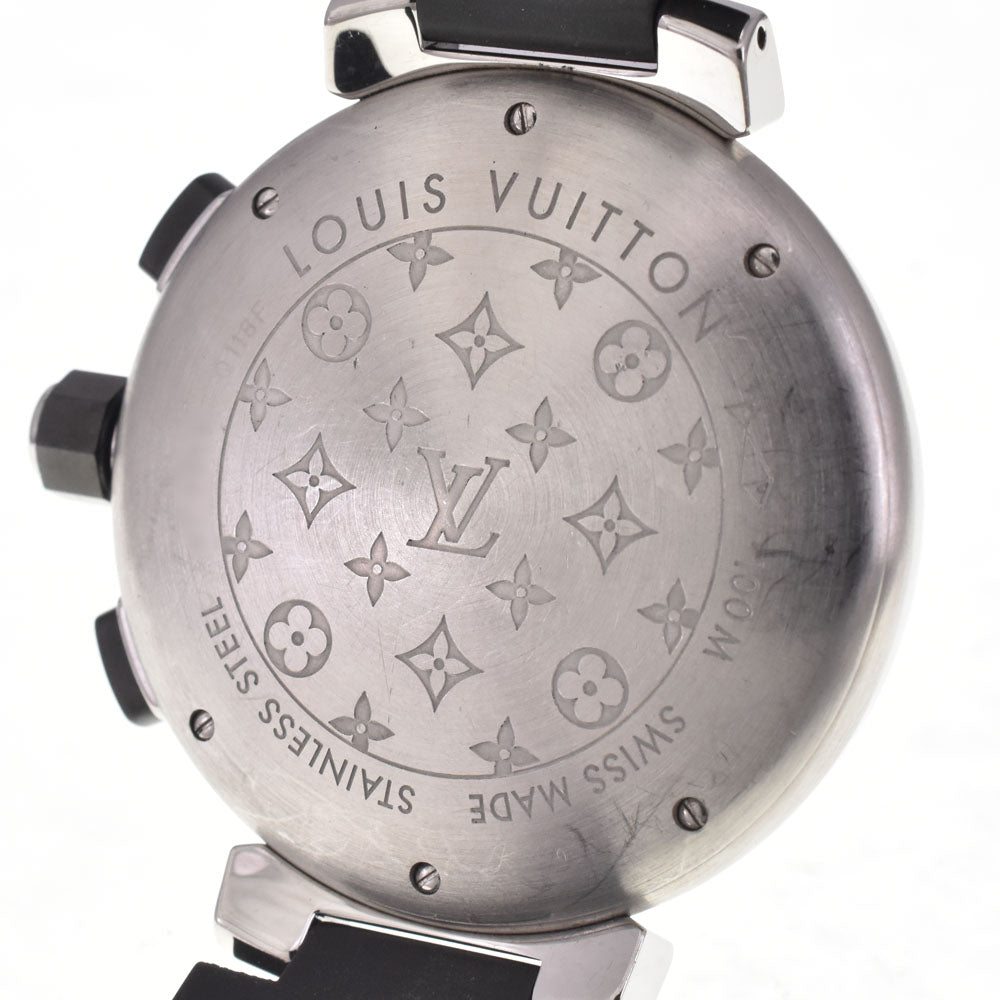 LOUIS VUITTON Tambour in black Q118F Analog&Digital black Dial Quartz Men's
 Watch H#147718