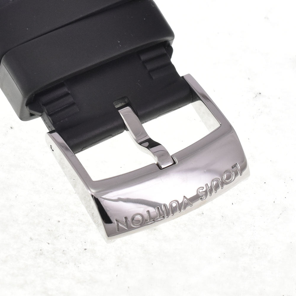 LOUIS VUITTON Tambour in black Q118F Analog&Digital black Dial Quartz Men's
 Watch H#147718