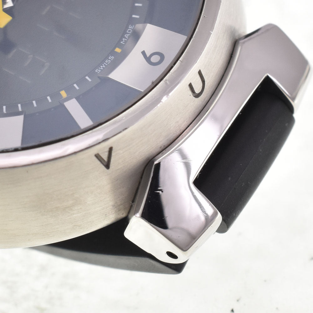 LOUIS VUITTON Tambour in black Q118F Analog&Digital black Dial Quartz Men's
 Watch H#147718