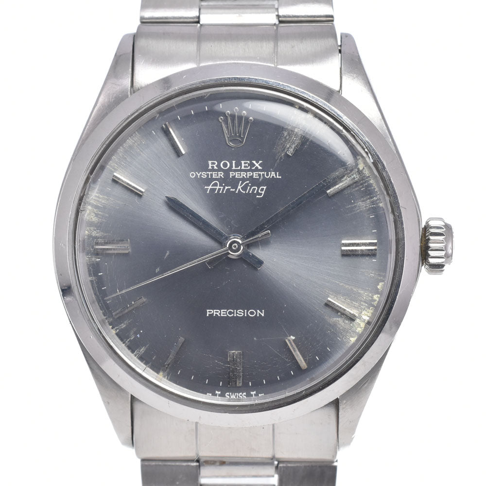 ROLEX Oyster Perpetual Air King 5500 vintage Cal.1520 gray Dial Automatic Men's
 Watch O#147719