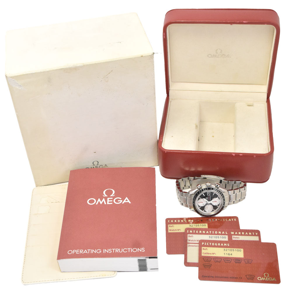 with paper OMEGA Speedmaster 3210.51 Chronograph Date black Dial Automatic Men's
 Watch K#147723