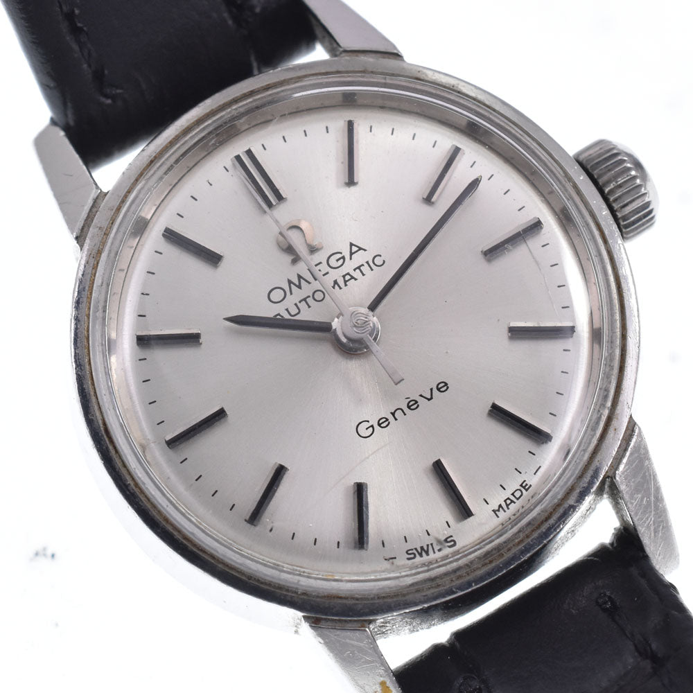 OMEGA Geneva 565.002 vintage Cal.671 Silver Dial Automatic Ladies
 Watch O#147727