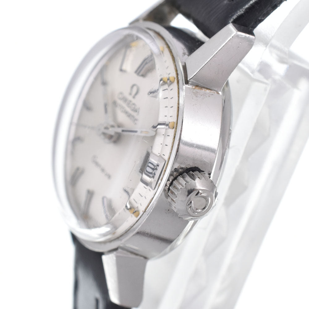 OMEGA Seamaster Geneva 566.002 vintage Date Cal.684 Silver Dial Automatic Ladies
 Watch J#147731
