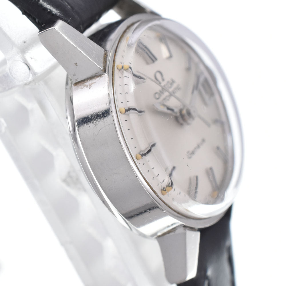 OMEGA Seamaster Geneva 566.002 vintage Date Cal.684 Silver Dial Automatic Ladies
 Watch J#147731