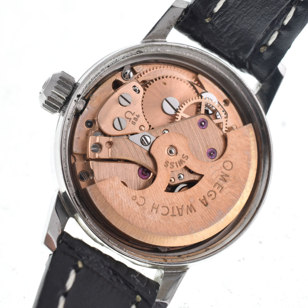 OMEGA Seamaster Geneva 566.002 vintage Date Cal.684 Silver Dial Automatic Ladies
 Watch J#147731