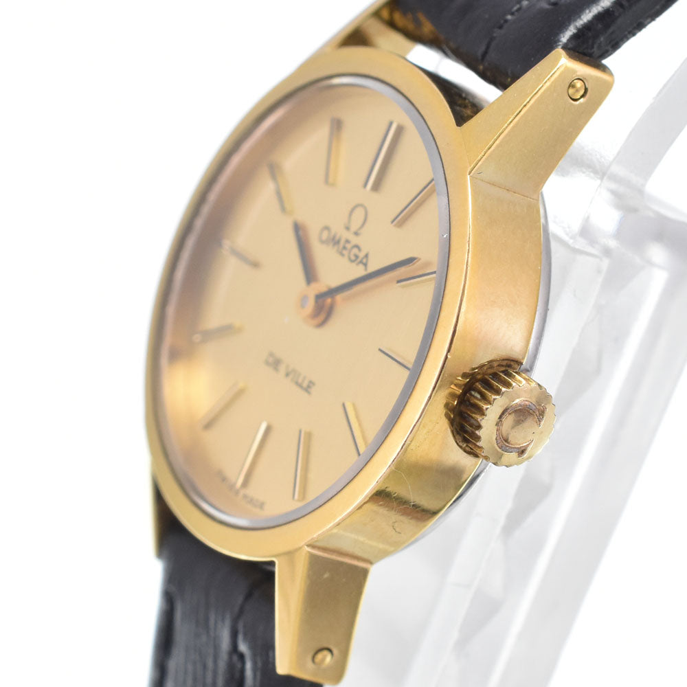 OMEGA De Ville 511.0371 vintage Cal.625 gold Dial Hand Winding Ladies
 Watch K#147734