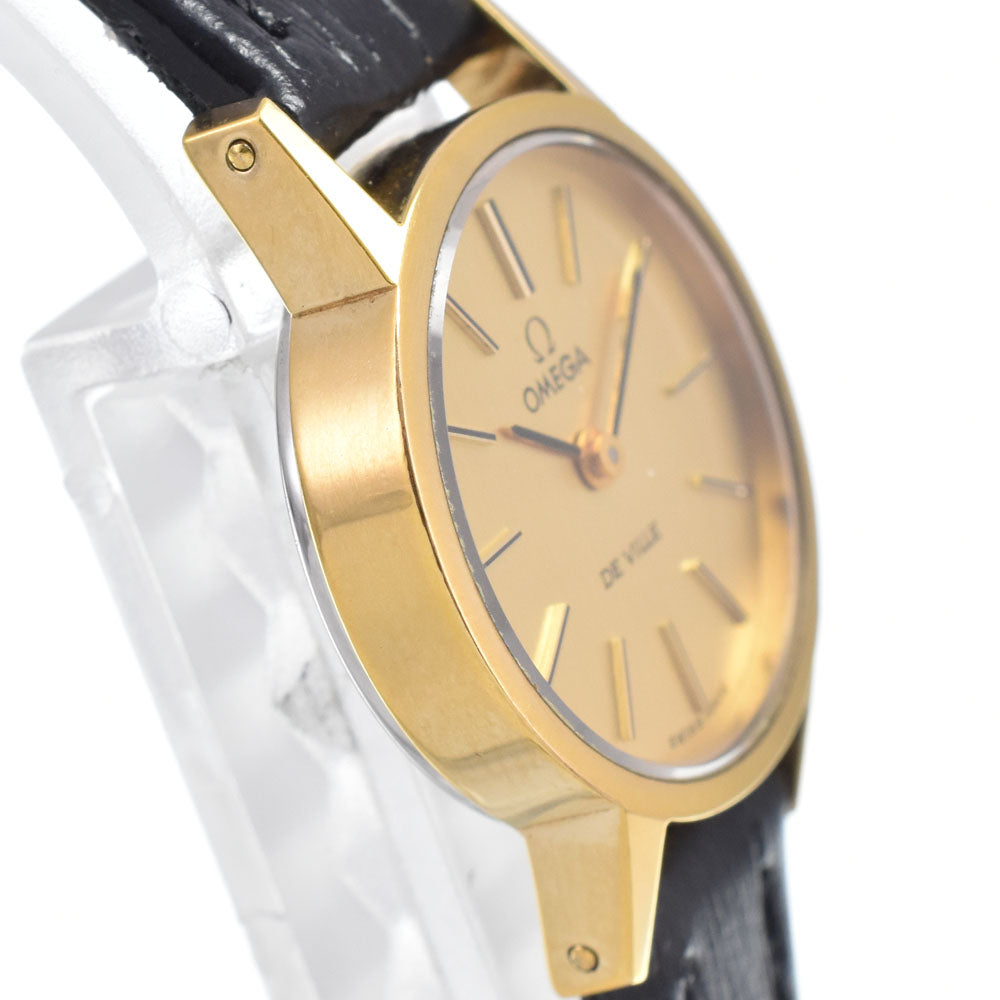 OMEGA De Ville 511.0371 vintage Cal.625 gold Dial Hand Winding Ladies
 Watch K#147734