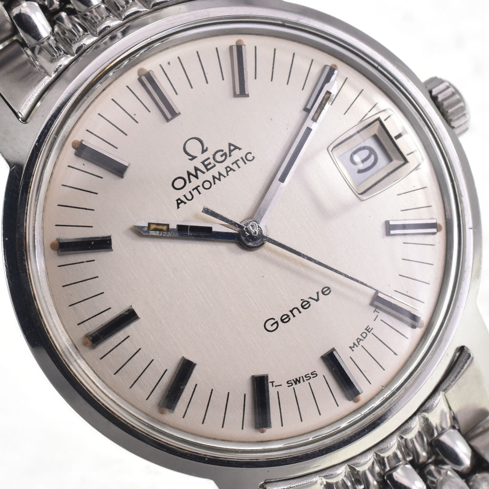 OMEGA Geneva 1.4" 166.070 vintage Cal.565 Silver Dial Automatic Men's
 Watch J#147735