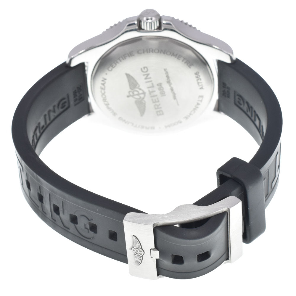 with paper BREITLING Super Ocean 42 A17366 black Dial Automatic Men's
 Watch J#147741