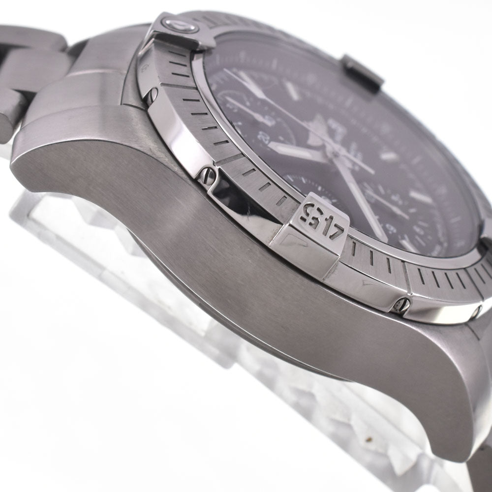 BREITLING Super avenger A13385 Chronograph black Dial Automatic Men's
 Watch H#147742