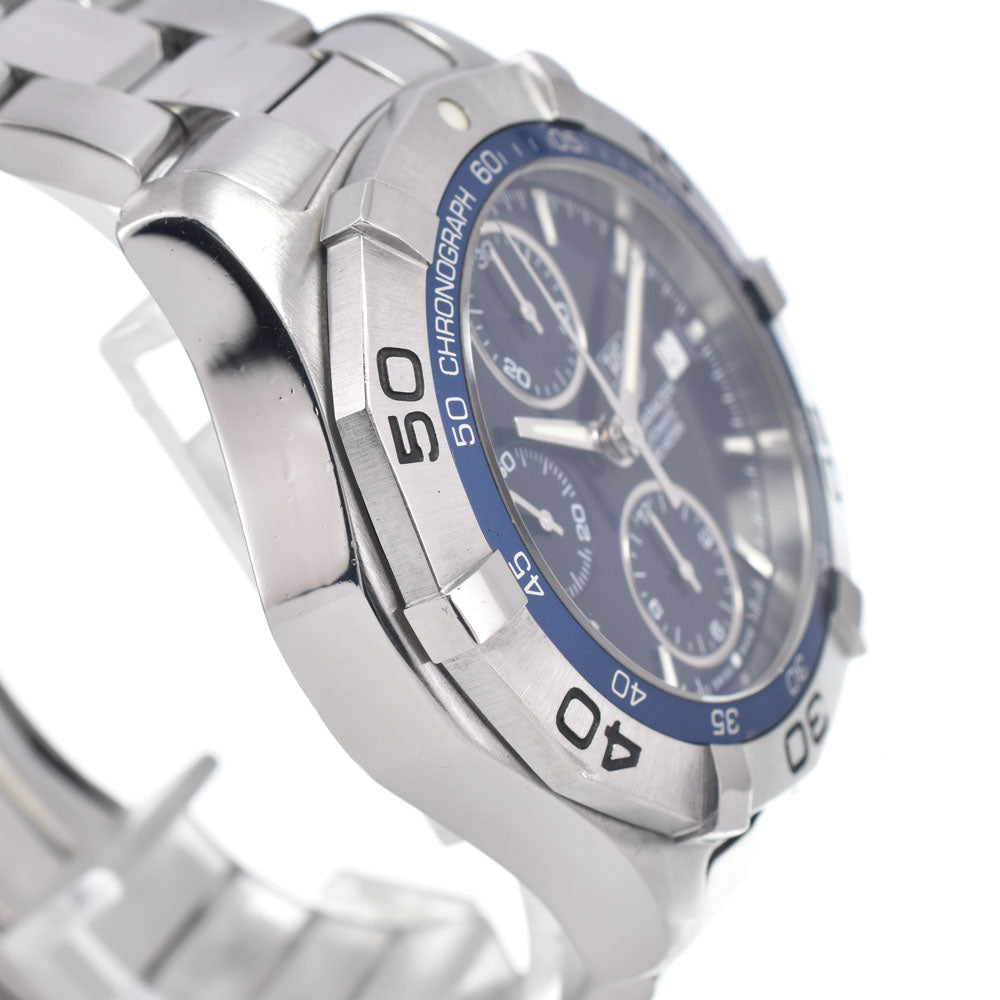 TAG HEUER Aqua racer CAF2112.BA0809 Chronograph Date blue Dial Automatic Men's
 Watch J#147743