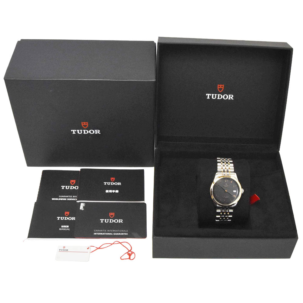 with paper TUDOR 1926 Ref.91451 Date black Dial Automatic Men's
 Watch H#147746