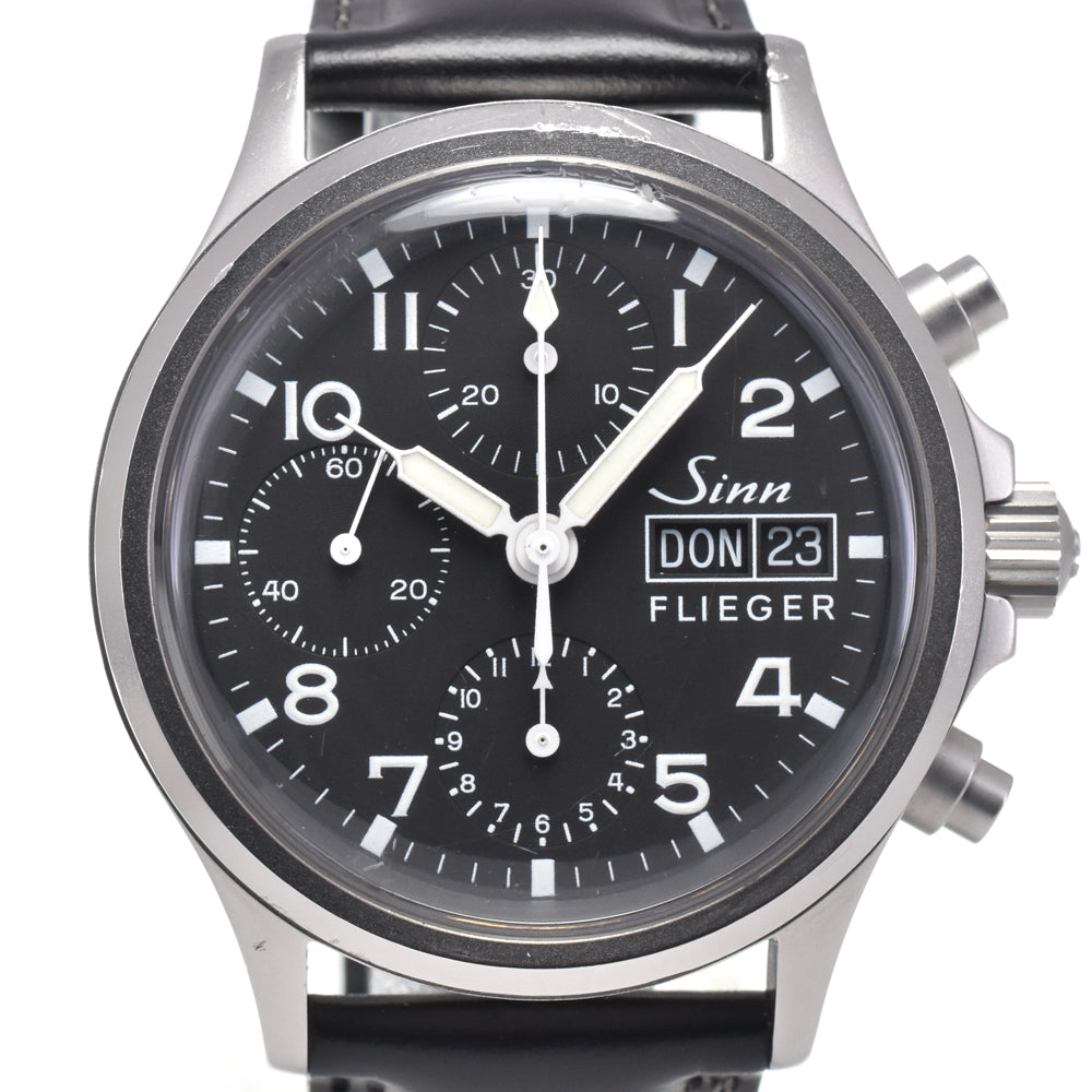 Sinn Freeger 356.FLIEGER Chronograph day date black Dial Automatic Men's
 Watch I#147749