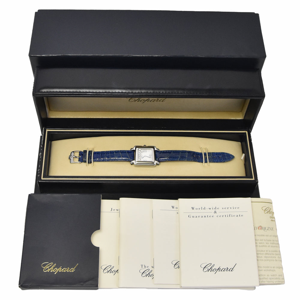 with paper Chopard Happy sports 27/8325-23 7P Diamond white Dial Quartz Ladies
 Watch J#147750