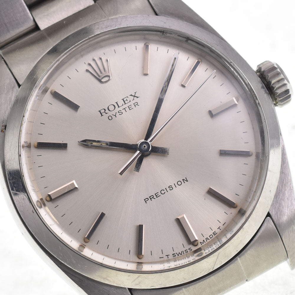 ROLEX Oyster Precision 6426 vintage Cal.1225 Silver Dial Hand Winding Men's
 Watch J#147751